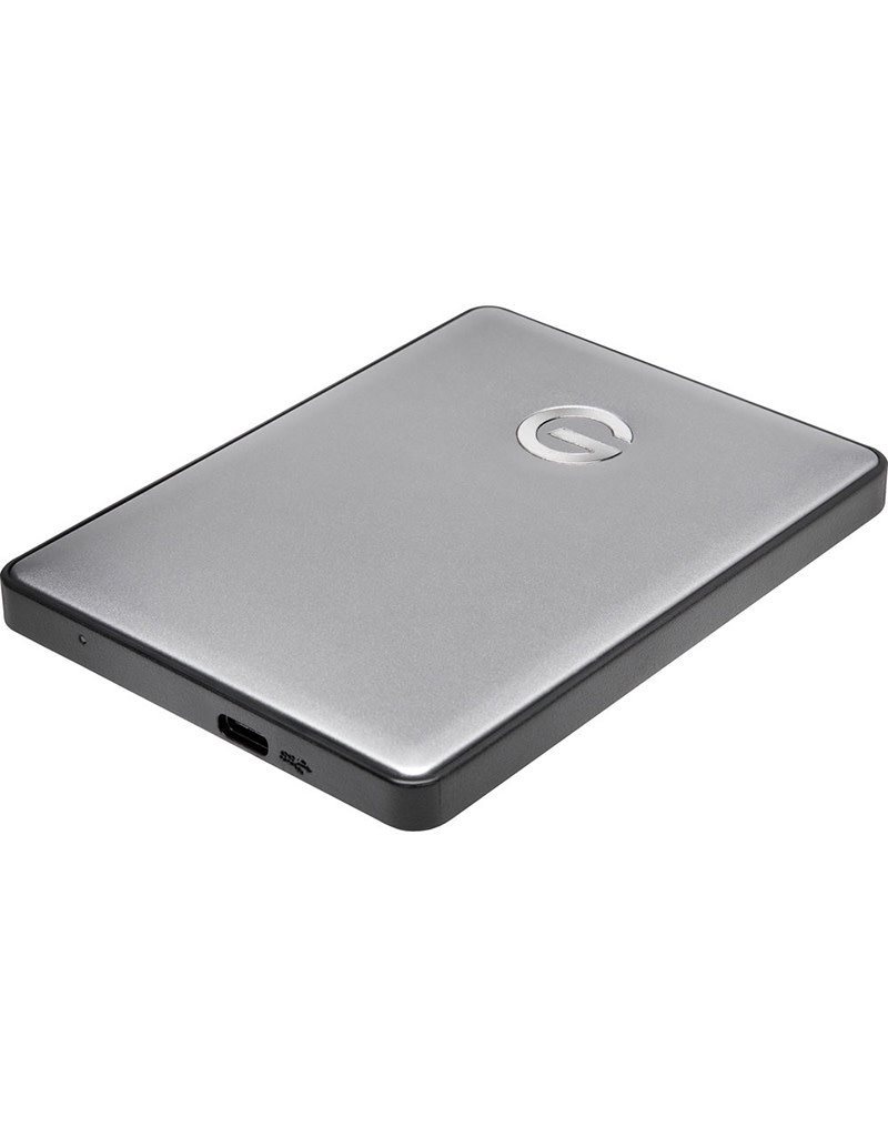 G-Technology Disque dur externe portable G-Drive avec câble USB-C / USB-A - 1 To - Gris