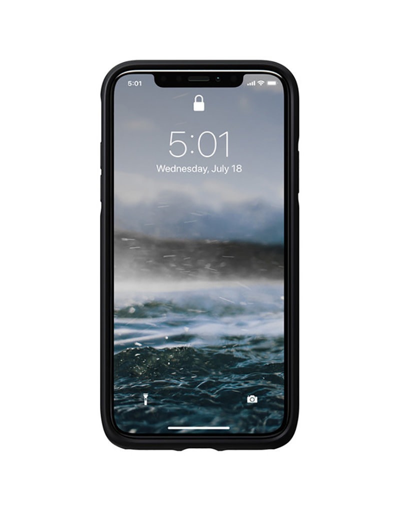 Nomad Rugged Case in Leather for iPhone 11 - Black