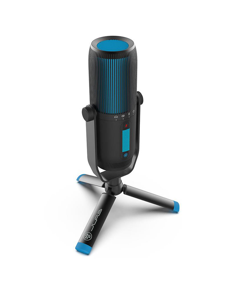 Jlab Audio Talk Pro Microphone USB | Sortie USB-C | Cardioïde, omnidirectionnelle, stéréo, bidirectionnel | Taux d'échantillonnage 192 K | Réponse en fréquence 20 Hz-20 kHz | Volume, contrôle du gain, silencieux rapide | Plug & Play