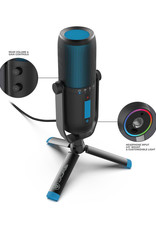 Talk Pro Microphone USB | Sortie USB-C | Cardioïde, omnidirectionnelle, stéréo, bidirectionnel | Taux d'échantillonnage 192 K | Réponse en fréquence 20 Hz-20 kHz | Volume, contrôle du gain, silencieux rapide | Plug & Play