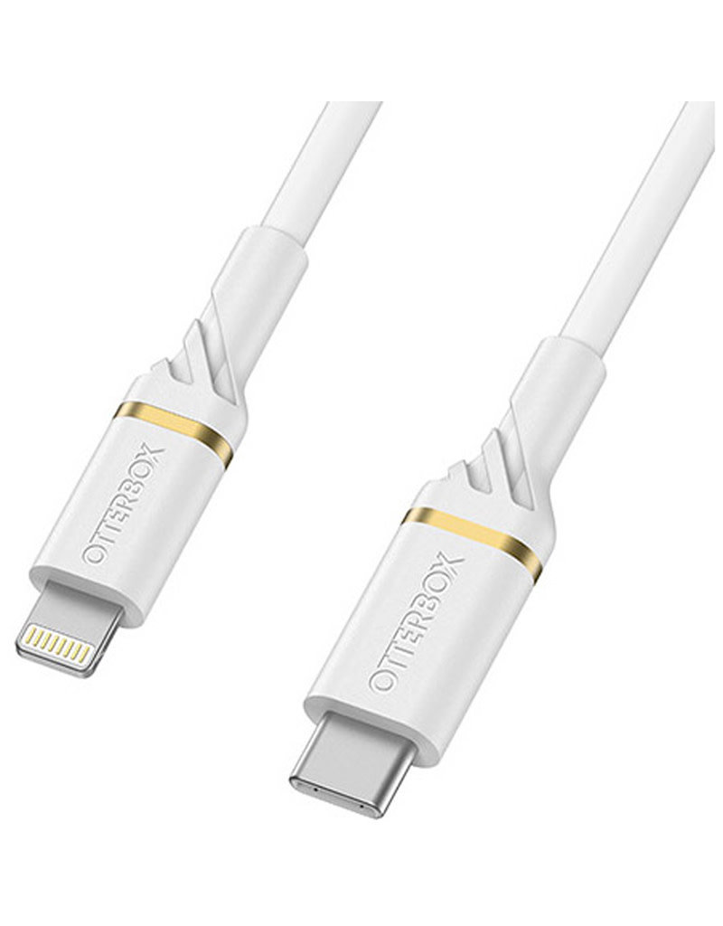 OtterBox Lightning to USB cable-C Quick Charge 6 feet (2m) - White