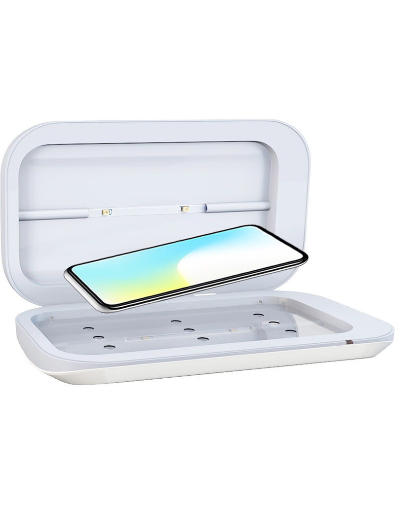 Blu Element Étui désinfectant UV portatif pour téléphone - Blanc - LE MAC  URBAIN