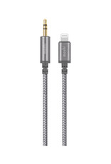 Moshi Lightning Cable to 3.5mm Aux - 4 Feet (1.2m) - Grey