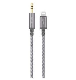 Moshi Lightning Cable to 3.5mm Aux - 4 Feet (1.2m) - Grey