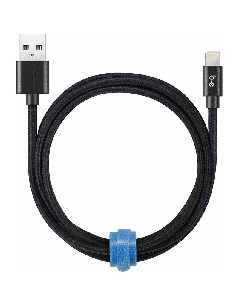 Blu Element Câble Lightning - 4 Pieds (1.2m) - Noir