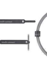Moshi Câble Lightning vers auxiliaire 3.5mm - 4 Pieds (1.2m) - Gris