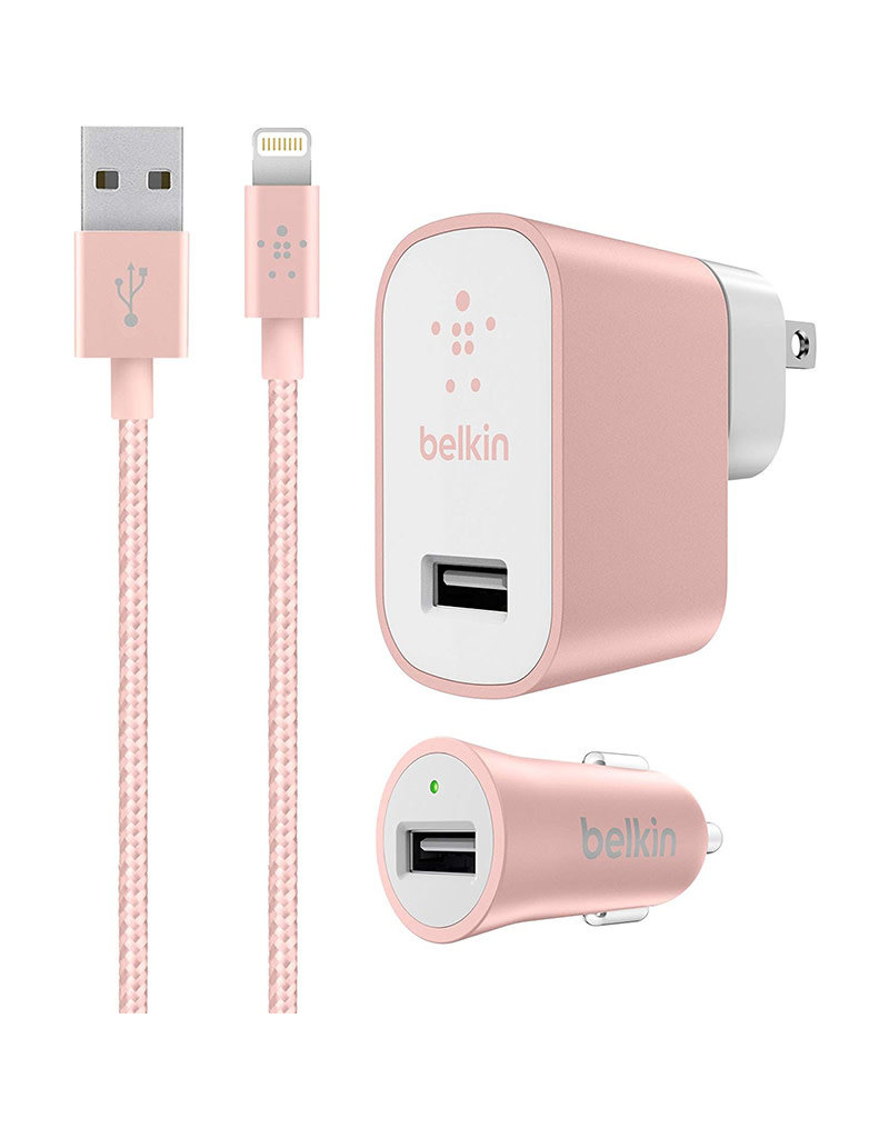 Belkin Ensemble de recharge pour iPhone et iPad  – Rose or