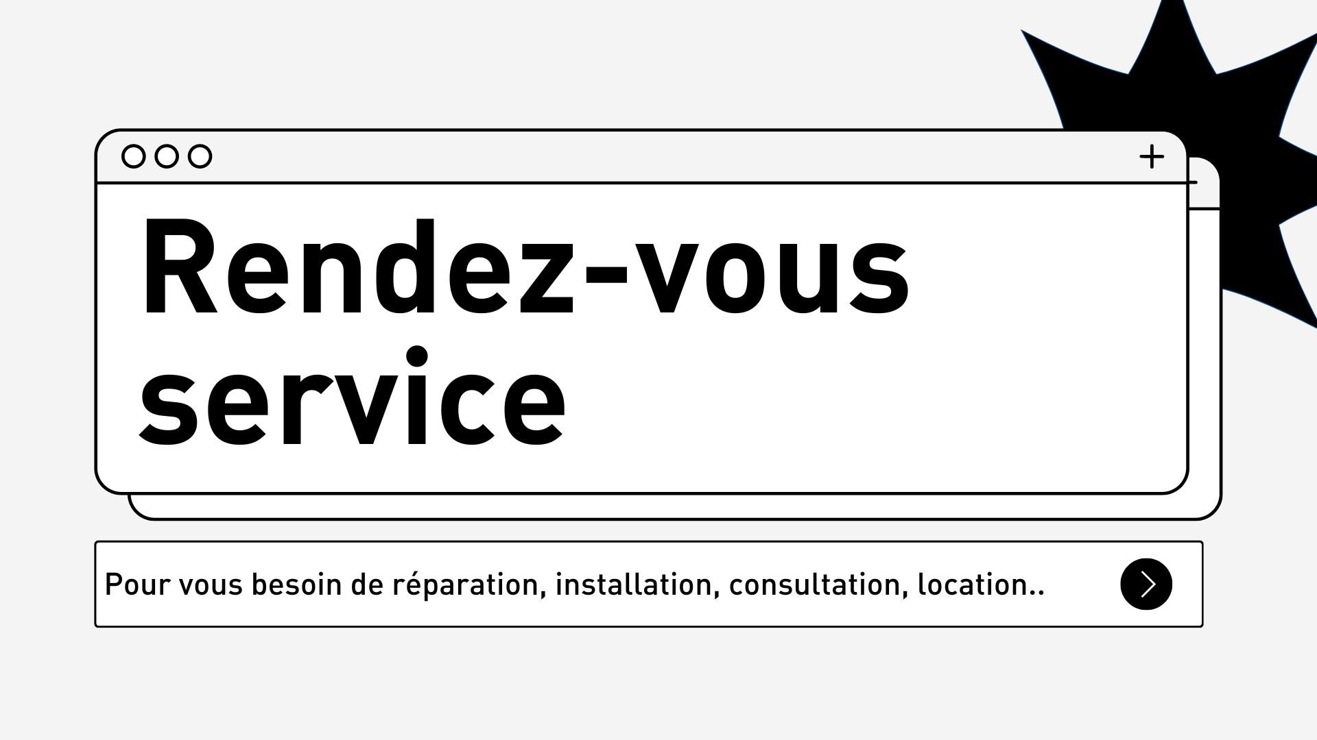 Rendez-vous - service technique / réparation