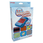Goliath 6-in-1 Magnetic Travel Game Set (Chess, Checkers, Backgammon, Parcheesi, Chinese Checkers, and Snakes & Ladders)