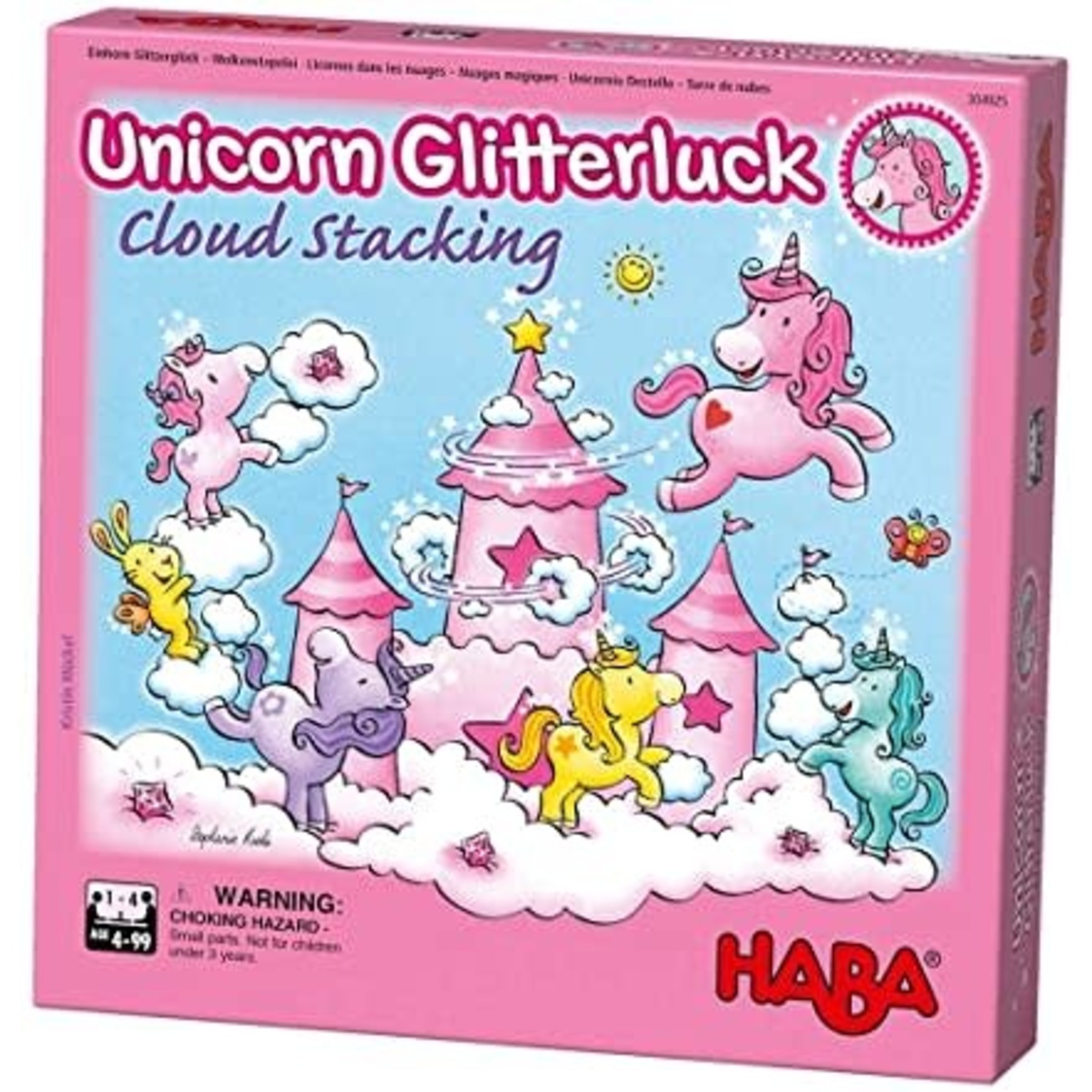 Haba Unicorn Glitterluck: Cloud Stacking