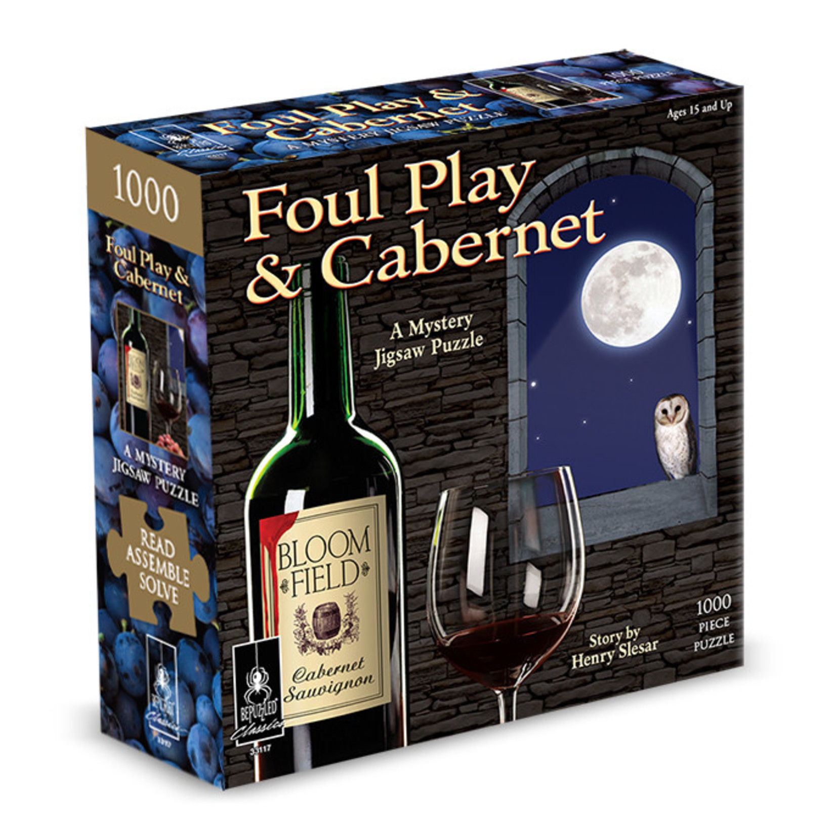 BePuzzled Foul Play & Cabernet: A Mystery - 1000 Piece Jigsaw Puzzle
