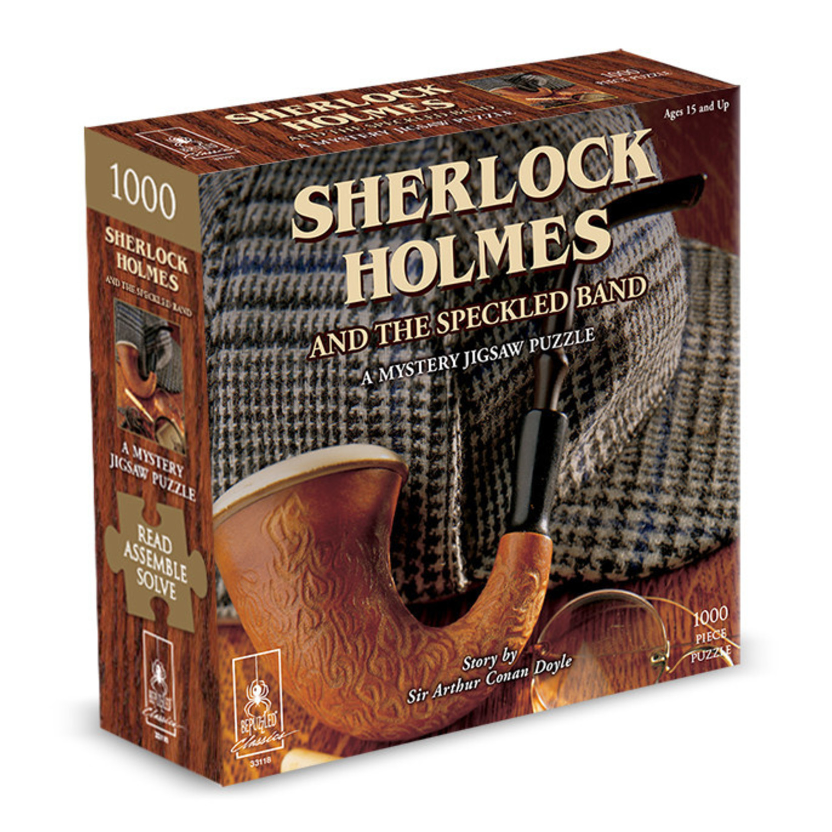 BePuzzled Sherlock Holmes and the Speckled Band: A Mystery Jigsaw Puzzle - 1000 Piece Jigsaw Puzzle