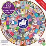 Eeboo Votes for Women, 500-Piece Round Jigsaw Puzzle