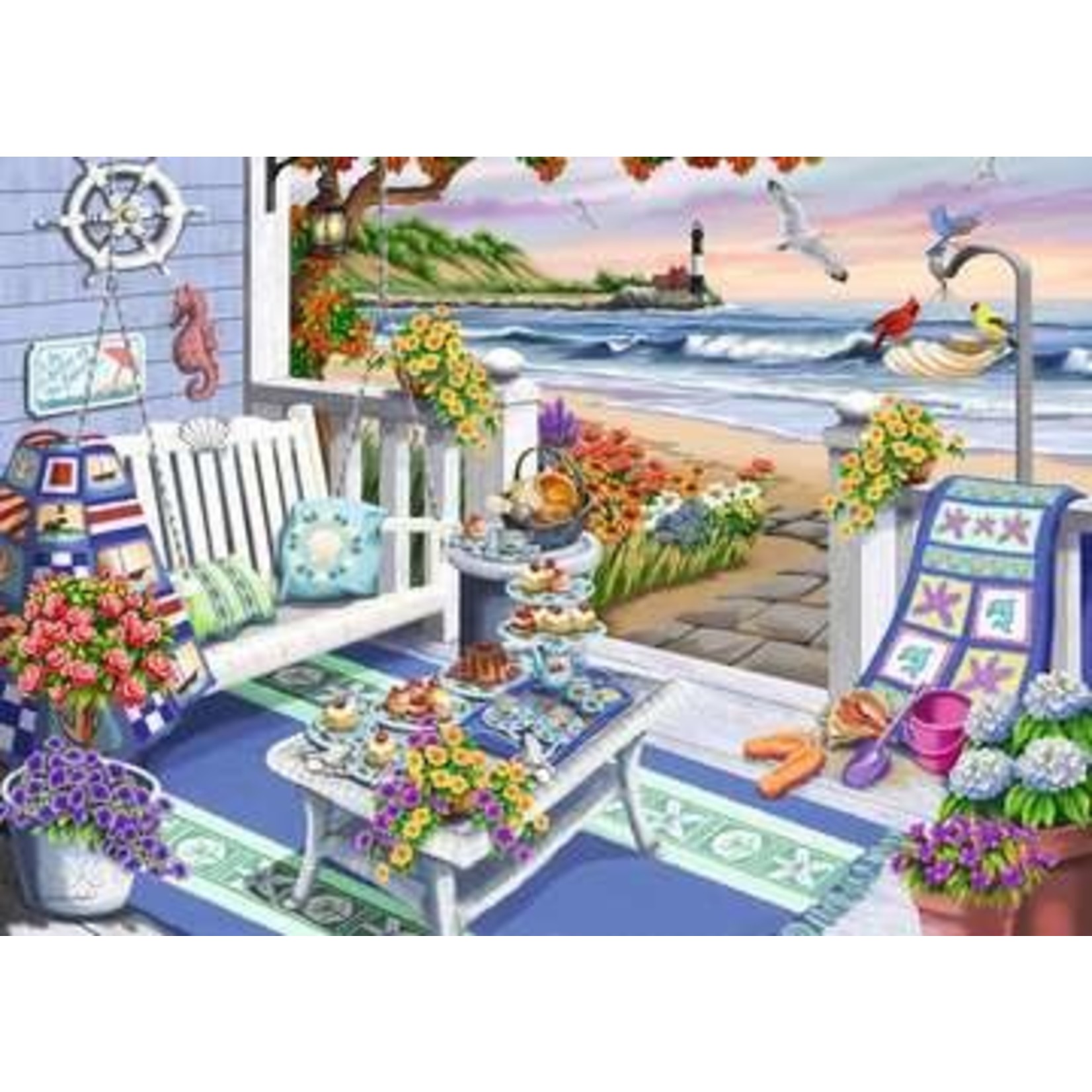 Ravensburger Seaside Sunshine, 300-Piece Jigsaw Puzzle