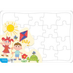 Cobble Hill Create Your Own Jigsaw Puzzle, 20 Blank Pieces