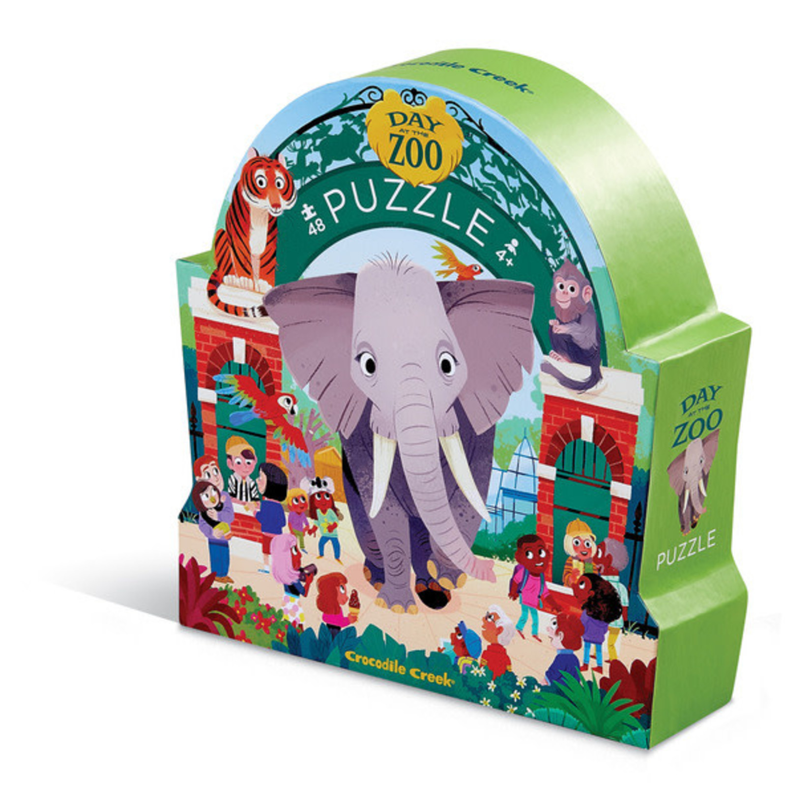 Crocodile Creek Day at the Museum: Zoo, 48-Piece Jigsaw Puzzle