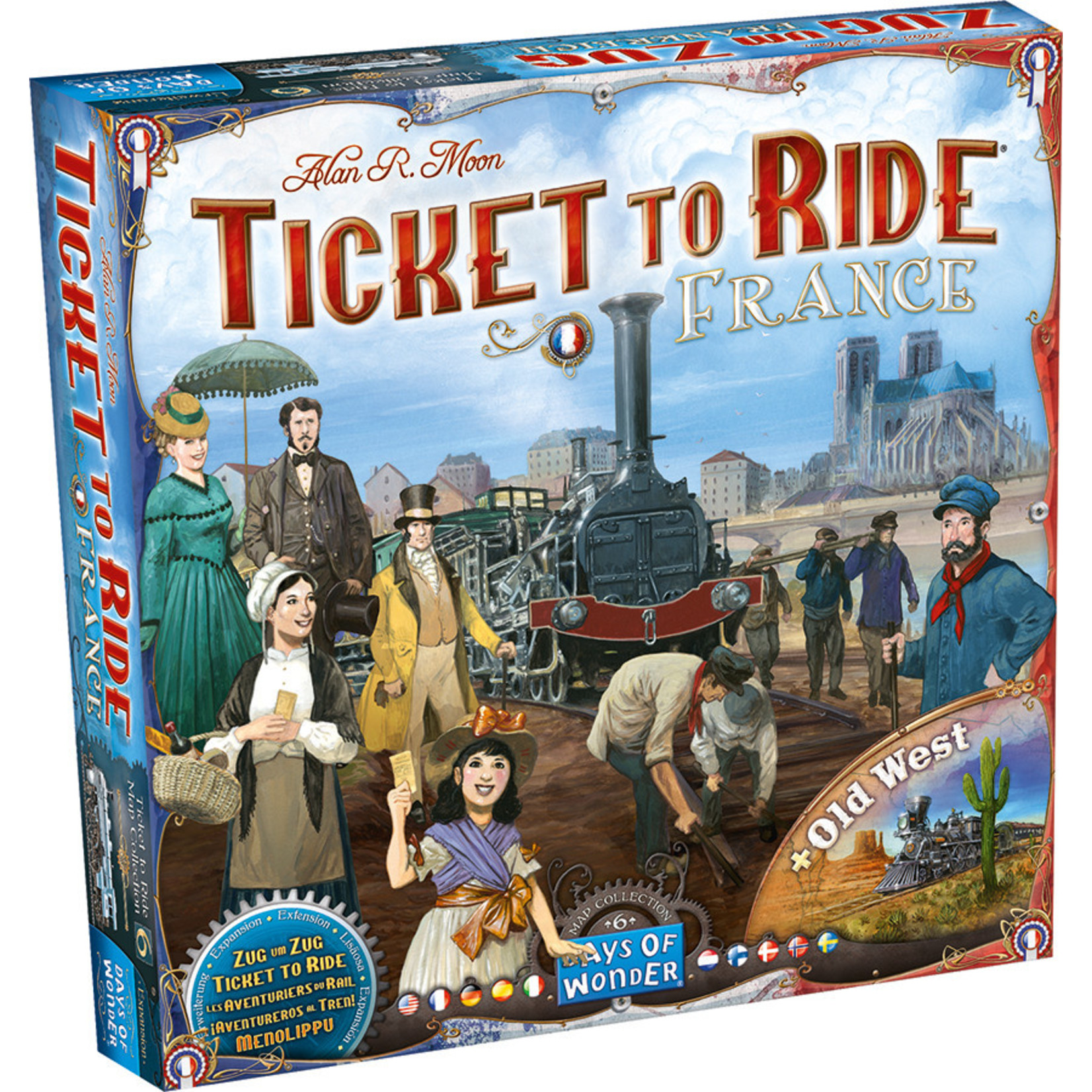 Days of Wonder Ticket to Ride: France & Old West (Expansion)