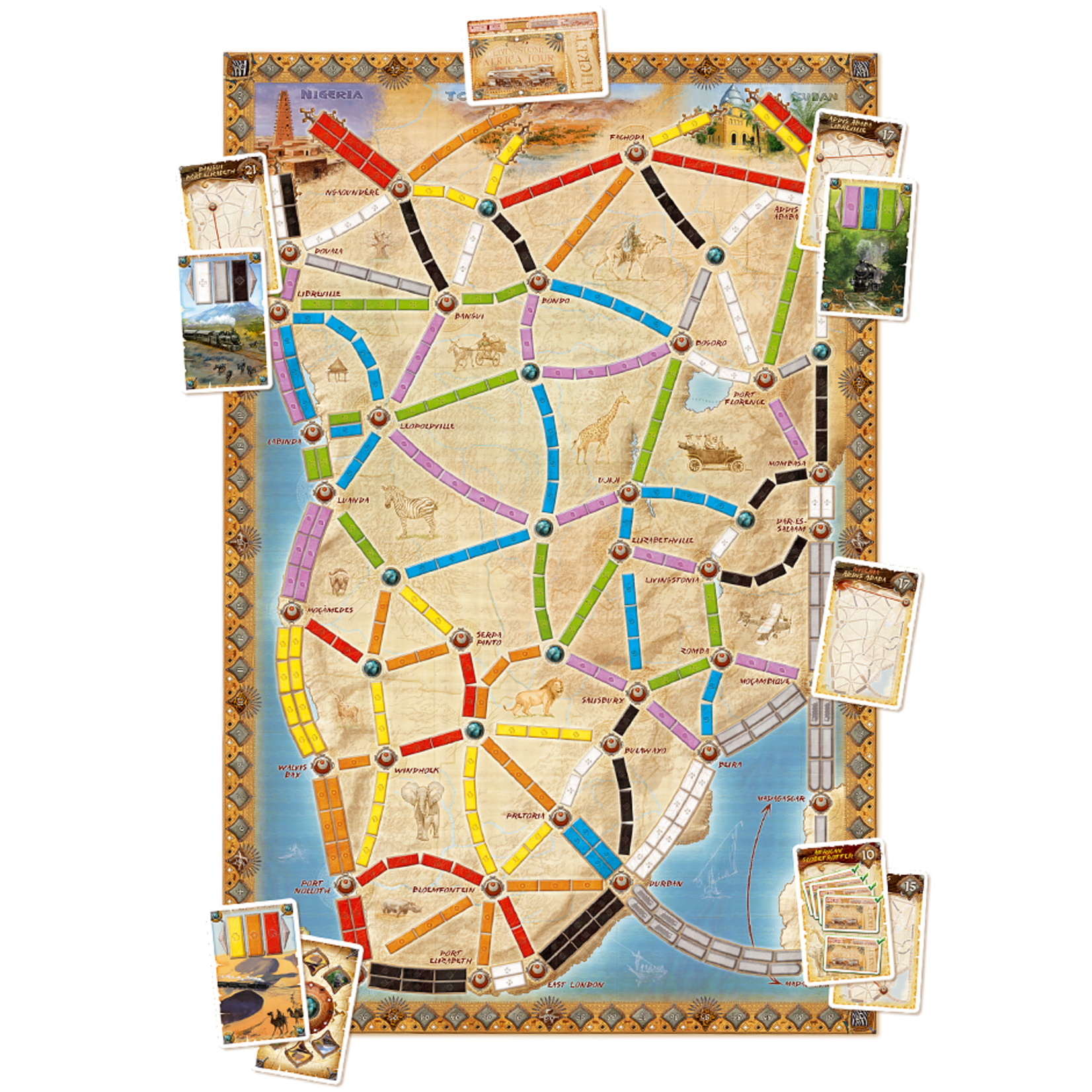 Days of Wonder Ticket to Ride: Heart of Africa (Expansion)
