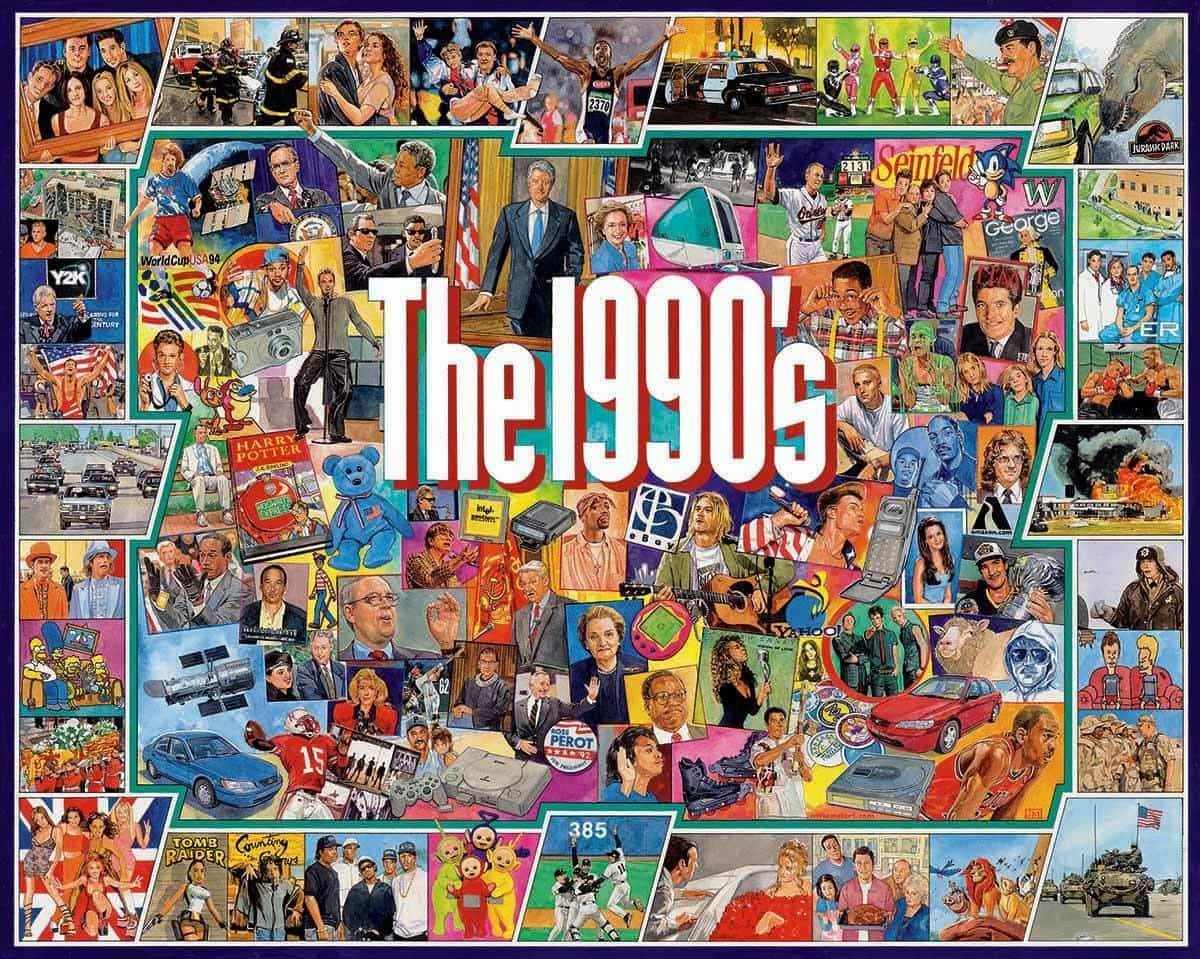 ジグソーパズル 90s Jigsaw puzzle white-mountain-puzzles-the-