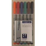 Chessex Markers: Color, Water Soluble (Set of 6 Colors)