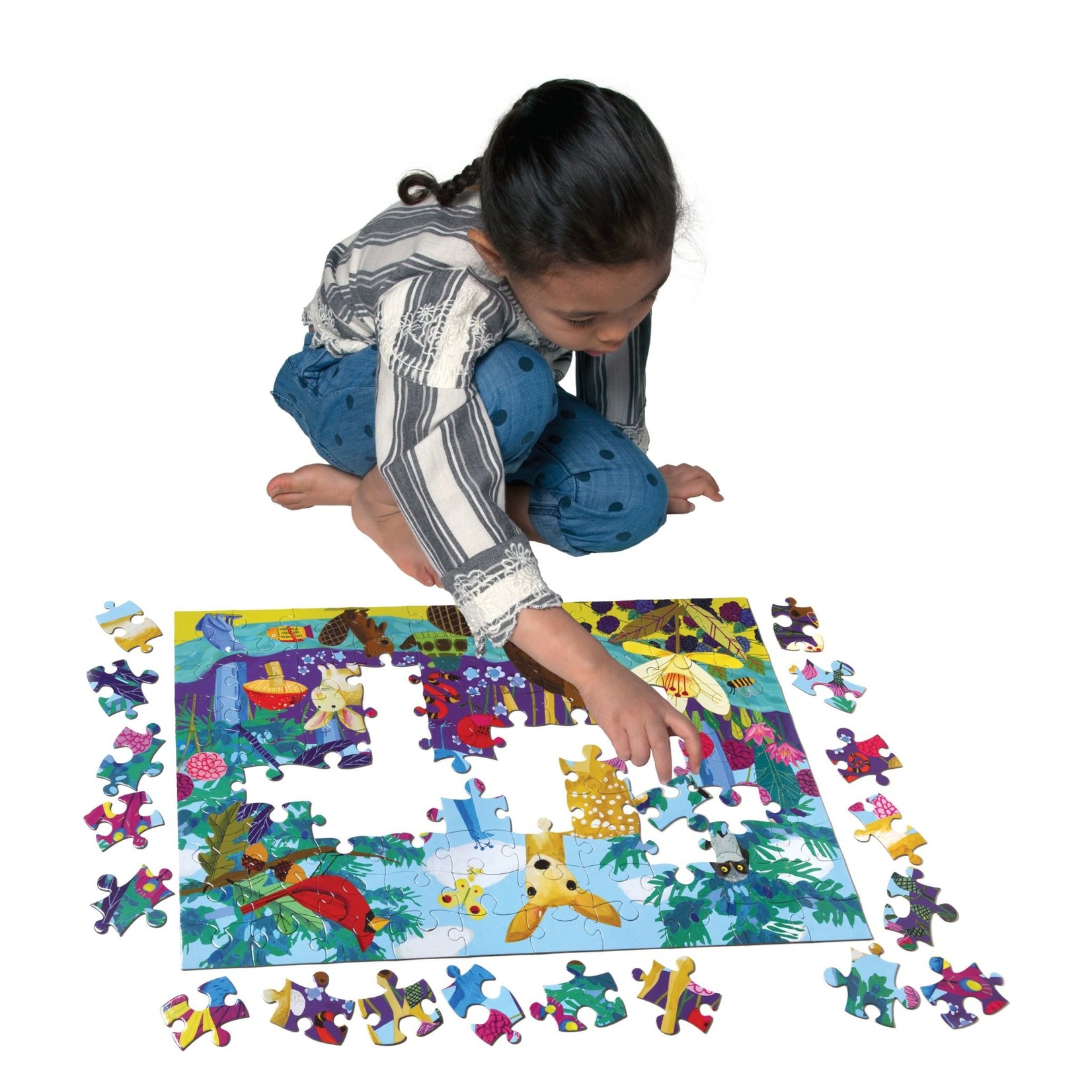 Eeboo Life on Earth, 100-Piece Jigsaw Puzzle