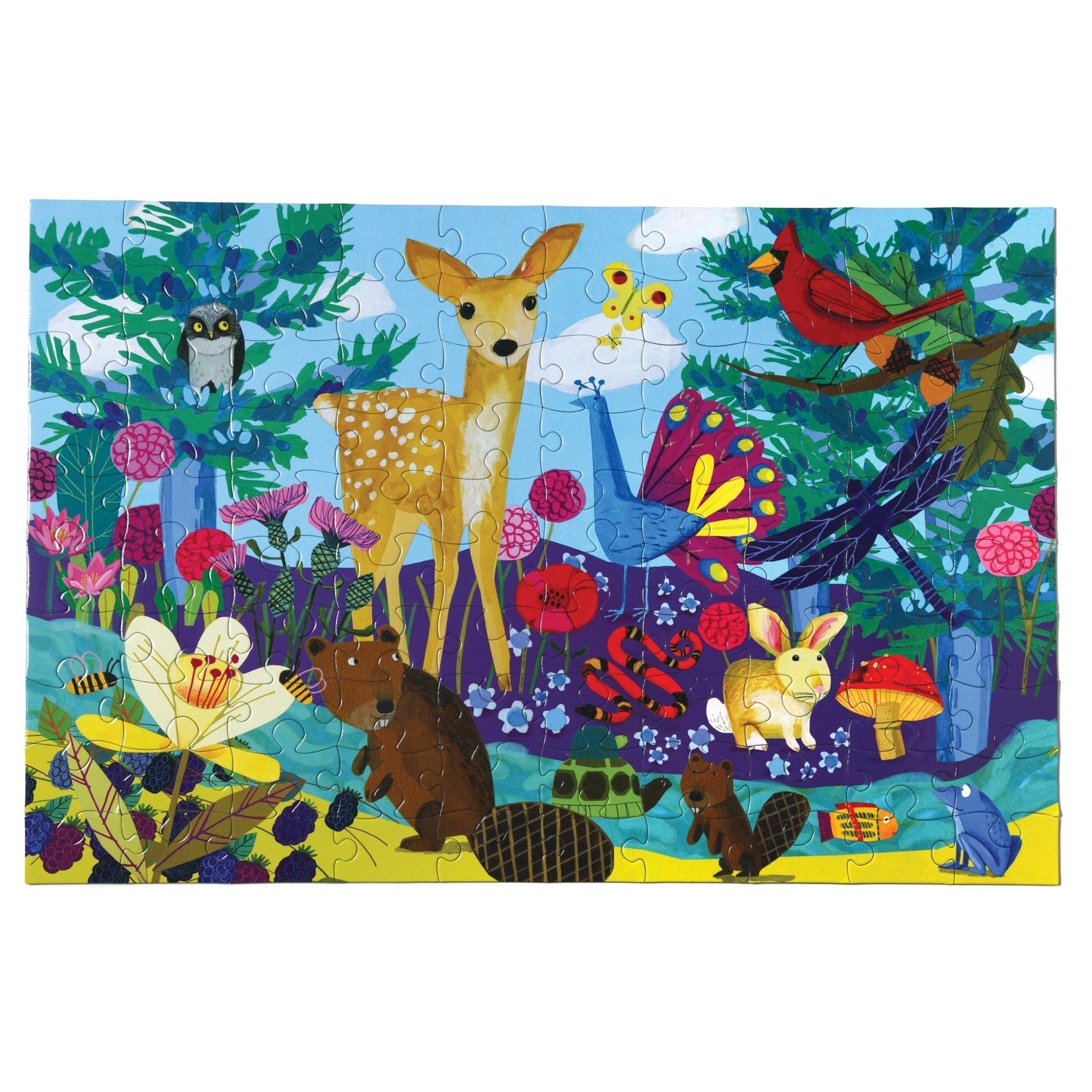 Eeboo Life on Earth, 100-Piece Jigsaw Puzzle