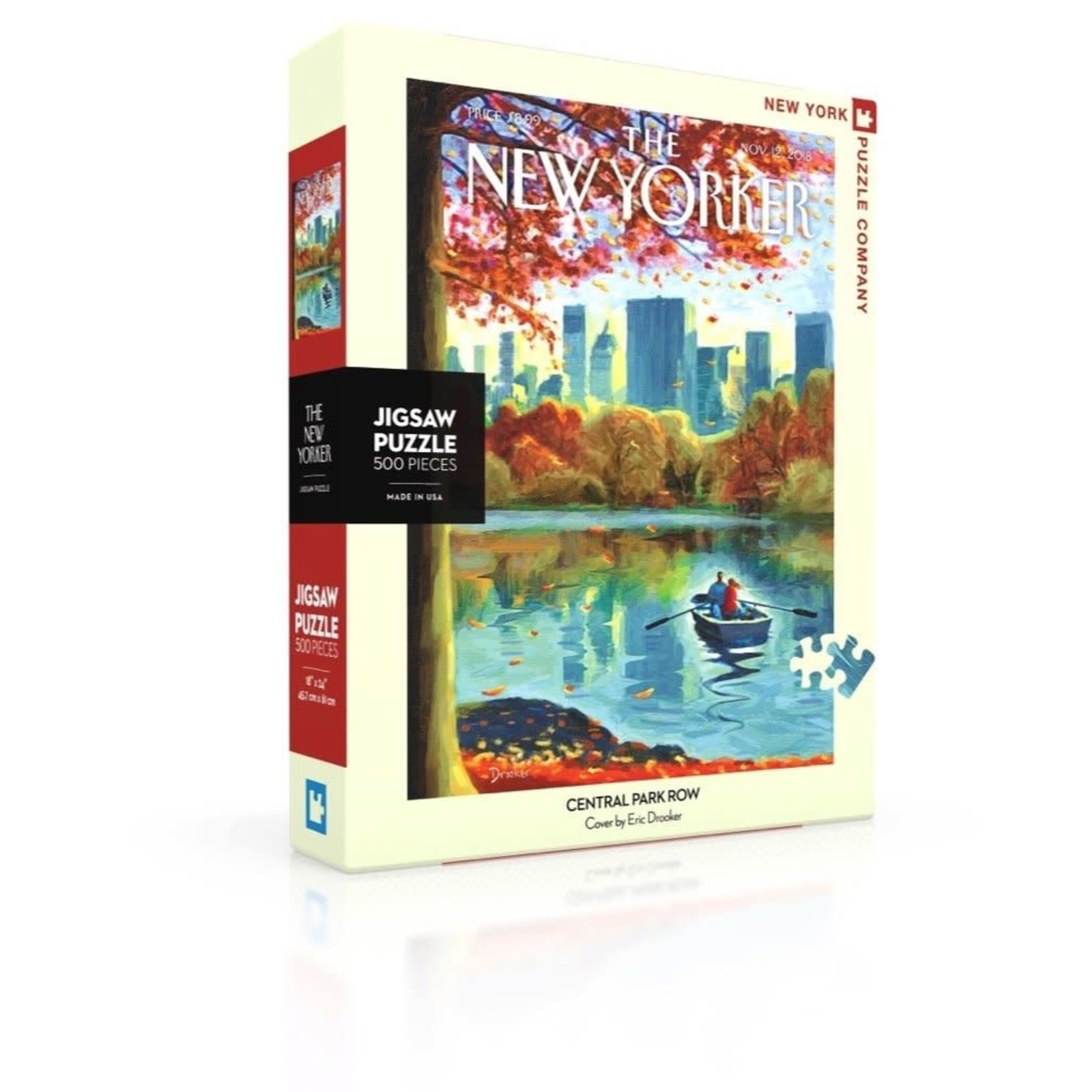 New York Puzzle Company Central Park Row, 500-Piece Jigsaw Puzzle