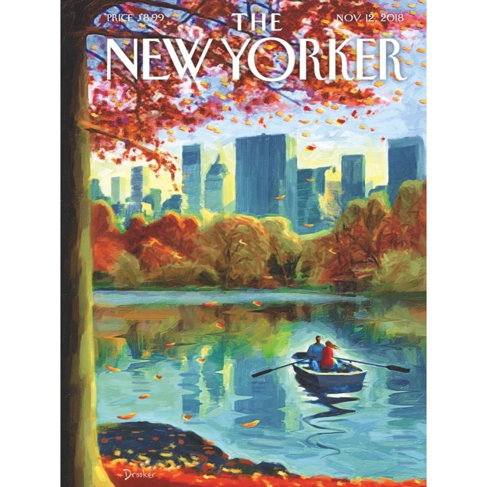 New York Puzzle Company Central Park Row, 500-Piece Jigsaw Puzzle