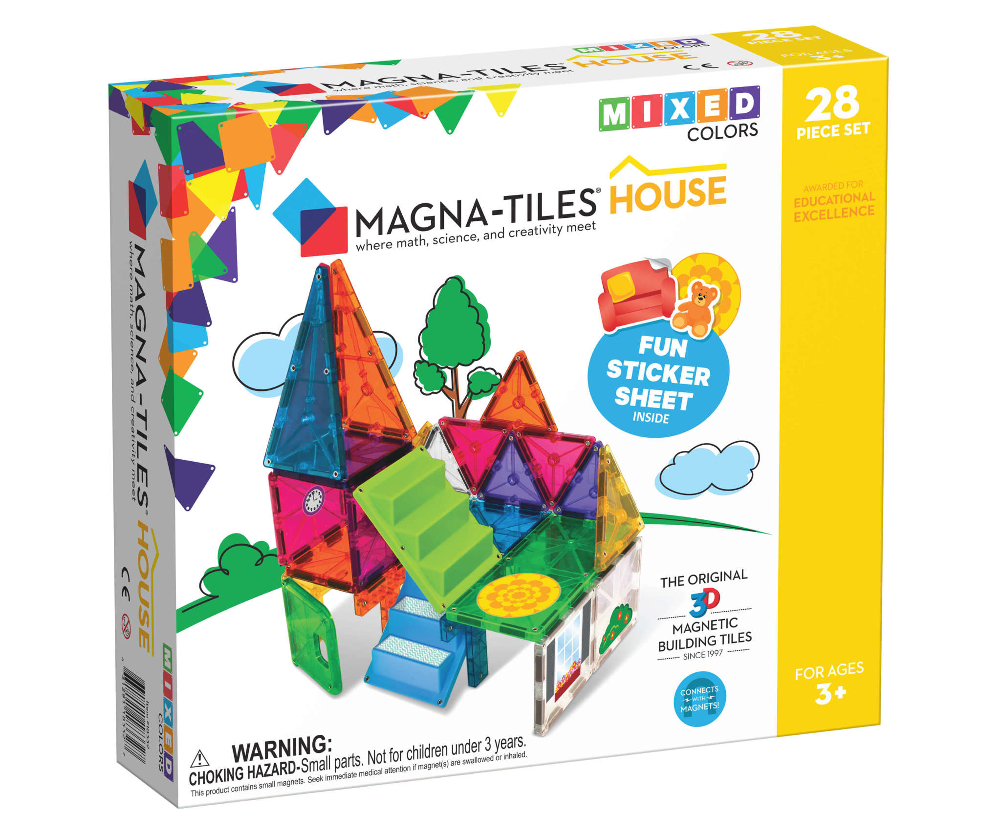 Magna-Tiles House 28p Set - Labyrinth Games & Puzzles