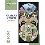 Pomegranate Charley Harper: California Desert Mountains - 1000 Piece Jigsaw Puzzle