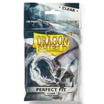 Dragon Shield Card Sleeves (Inner): Perfect Fit Clear (100 Count)