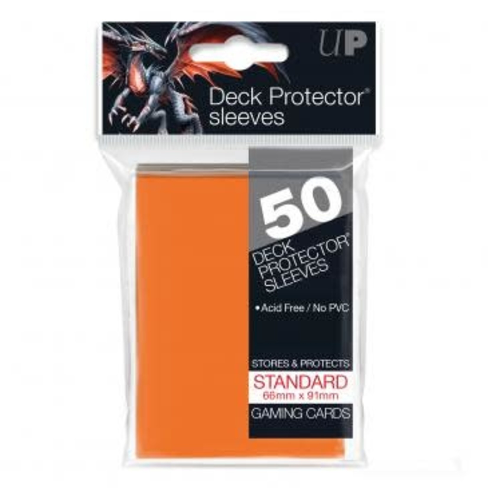 Ultra Pro Card Sleeves Solid Orange (50)