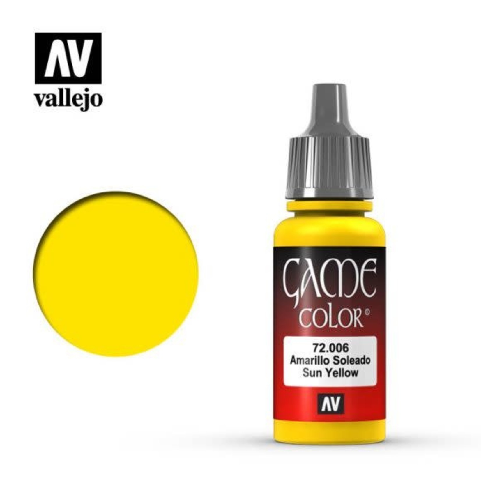 Vallejo Vallejo Game Color Paint: Sun Yellow 72.006
