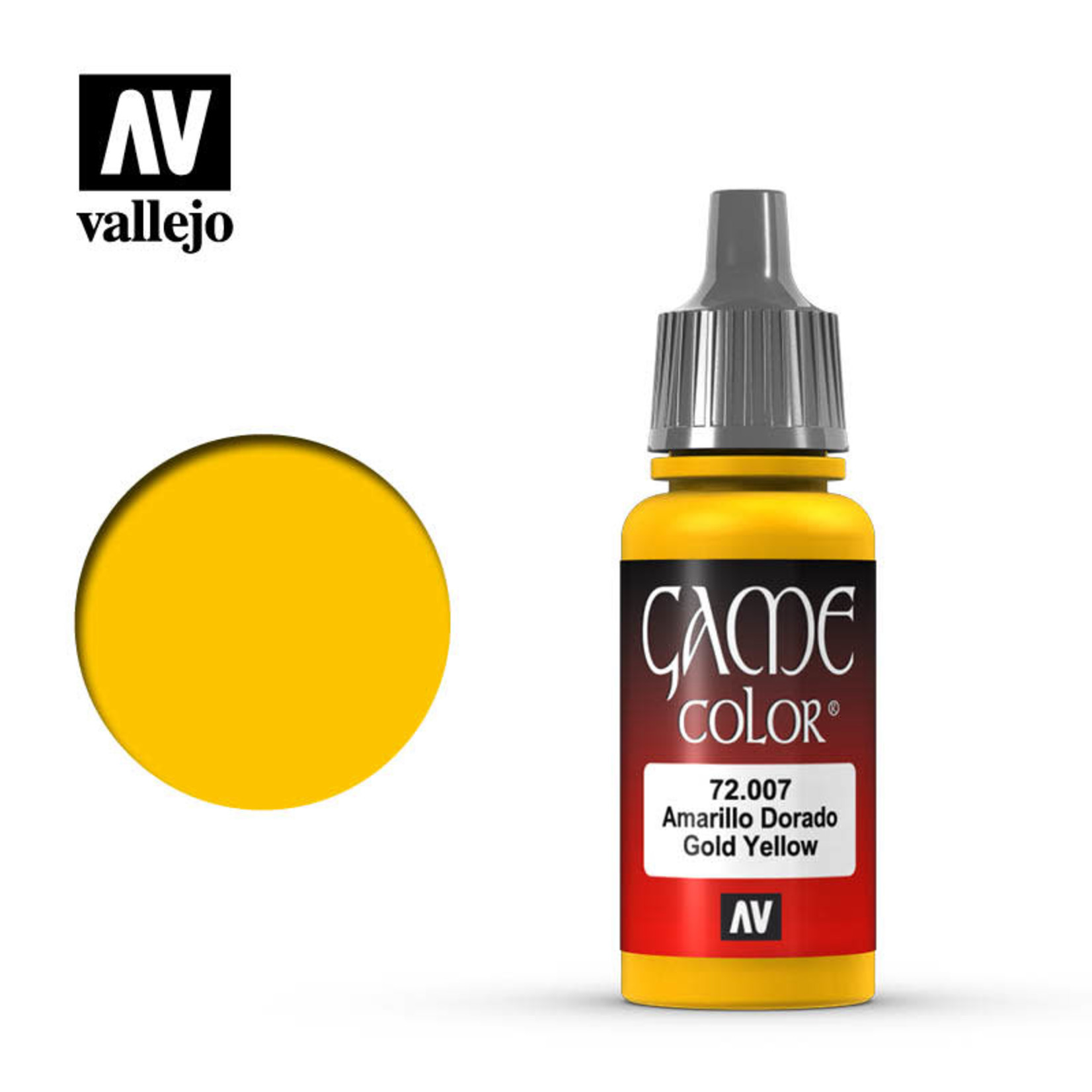 Vallejo Vallejo Game Color Paint: Gold Yellow 72.007