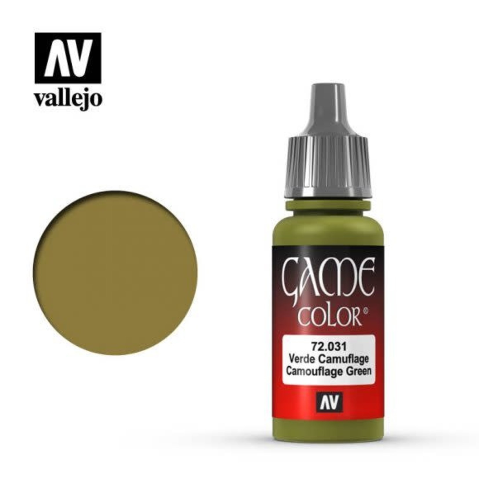 Vallejo Vallejo Game Color Paint: Camouflage Green 72.031