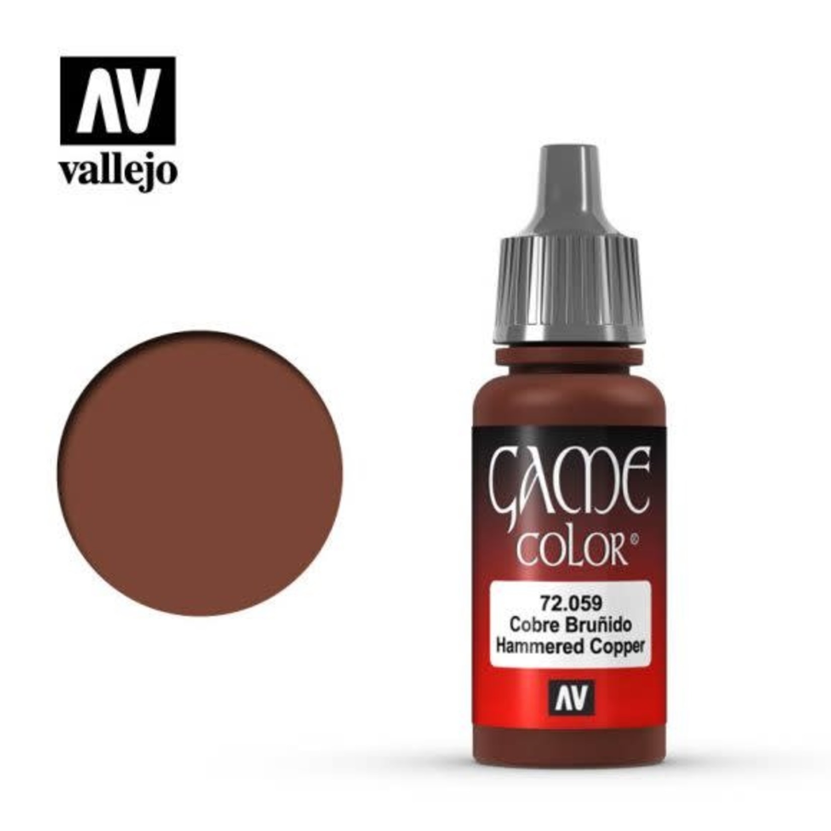 Vallejo Vallejo Game Color Paint: Hammered Copper 72.059