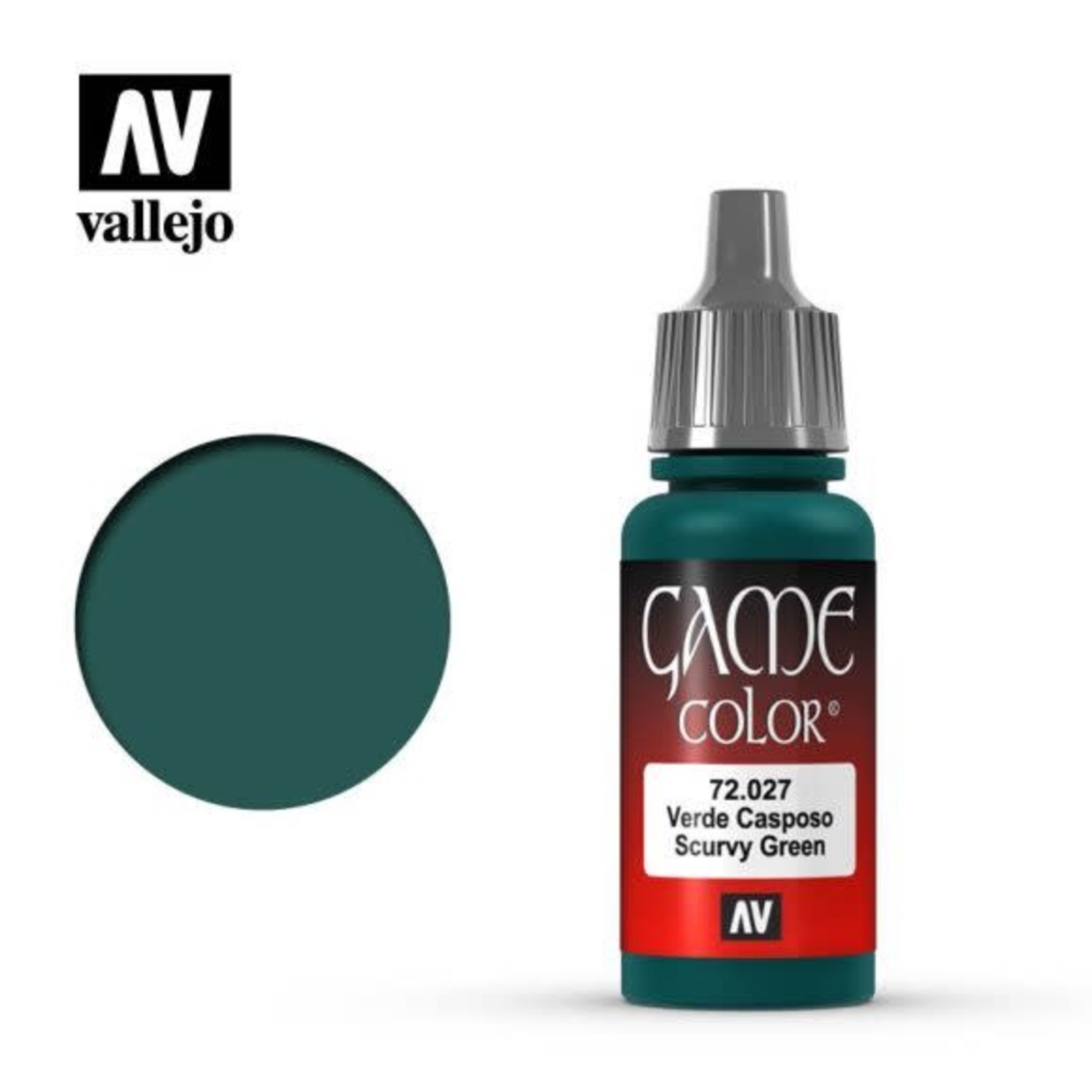 Vallejo Vallejo Game Color Paint: Scurvy Green 72.027