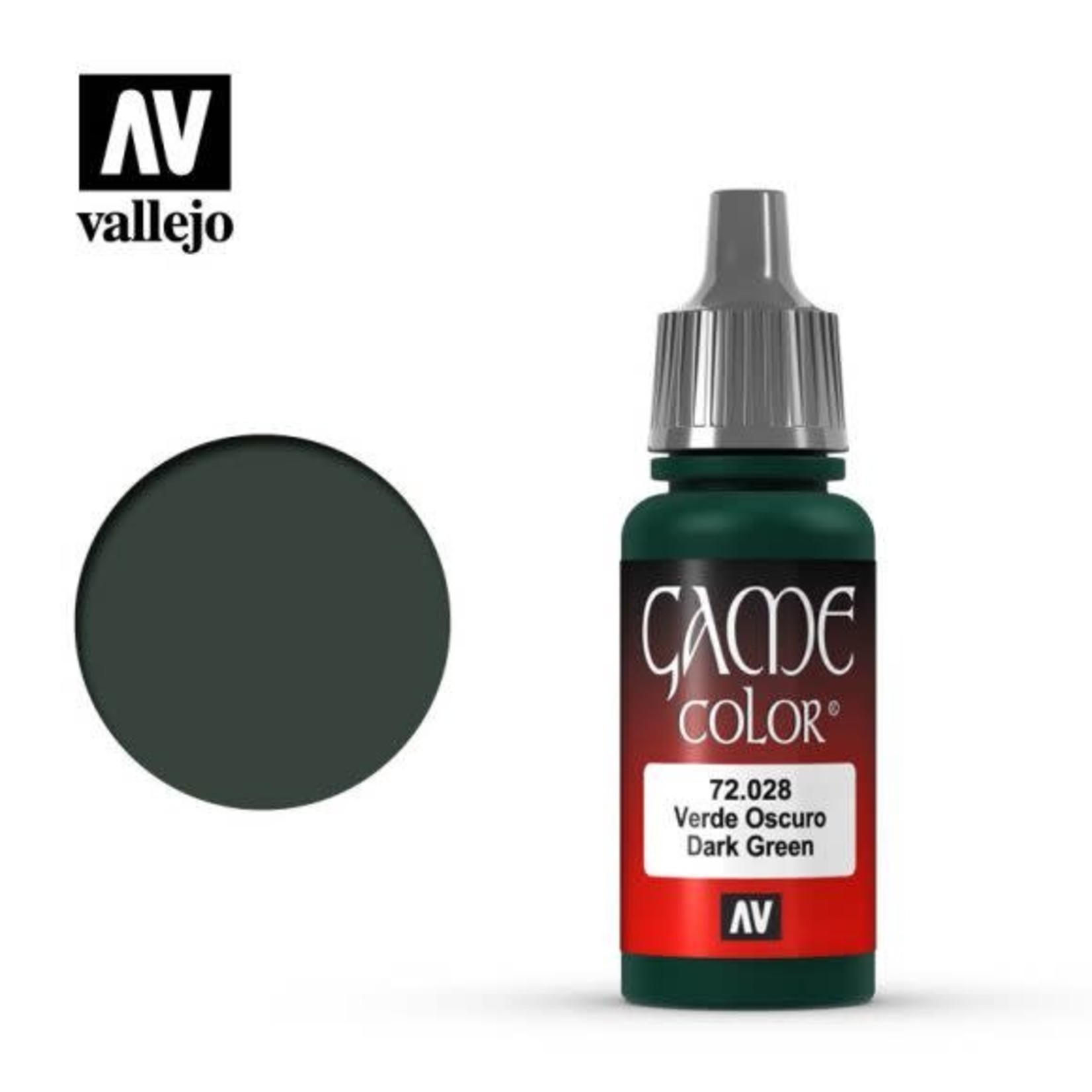 Vallejo Vallejo Game Color Paint: Dark Green 72.028