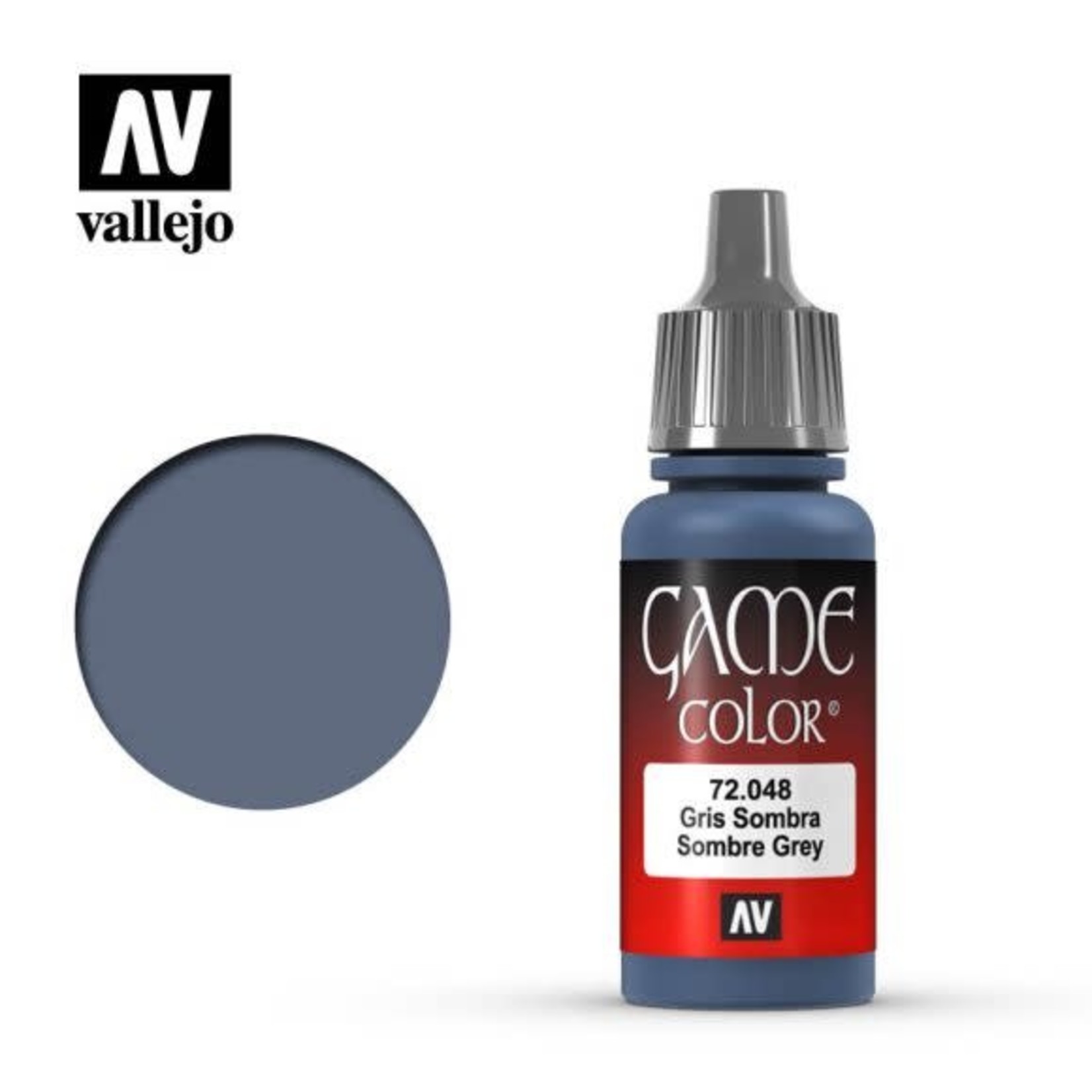 Vallejo Vallejo Game Color Paint: Sombre Grey 72.048