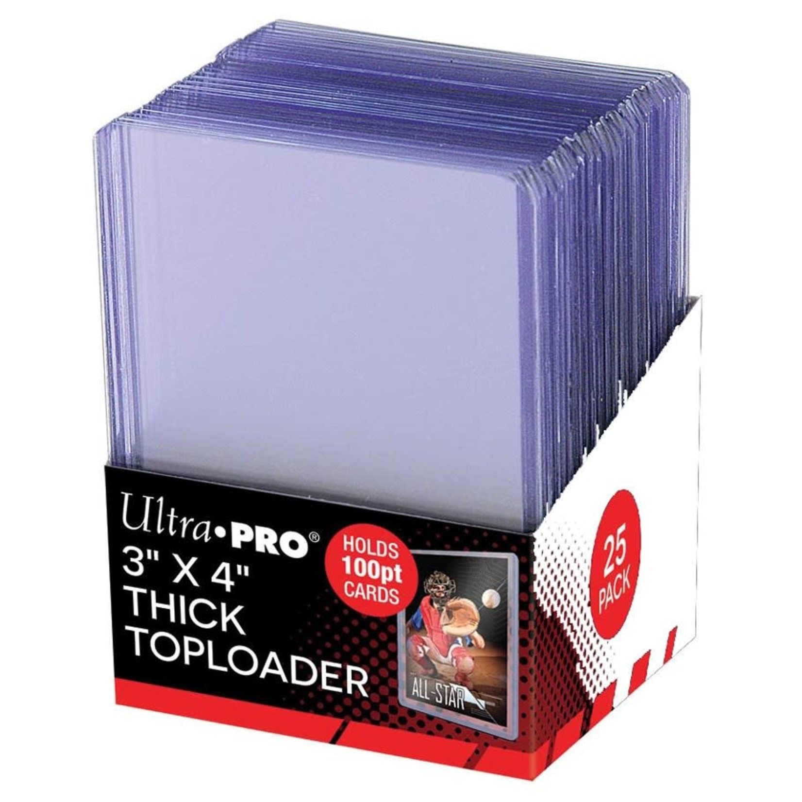 Ultra Pro Toploader (3"x4", 100-Point Thickness)