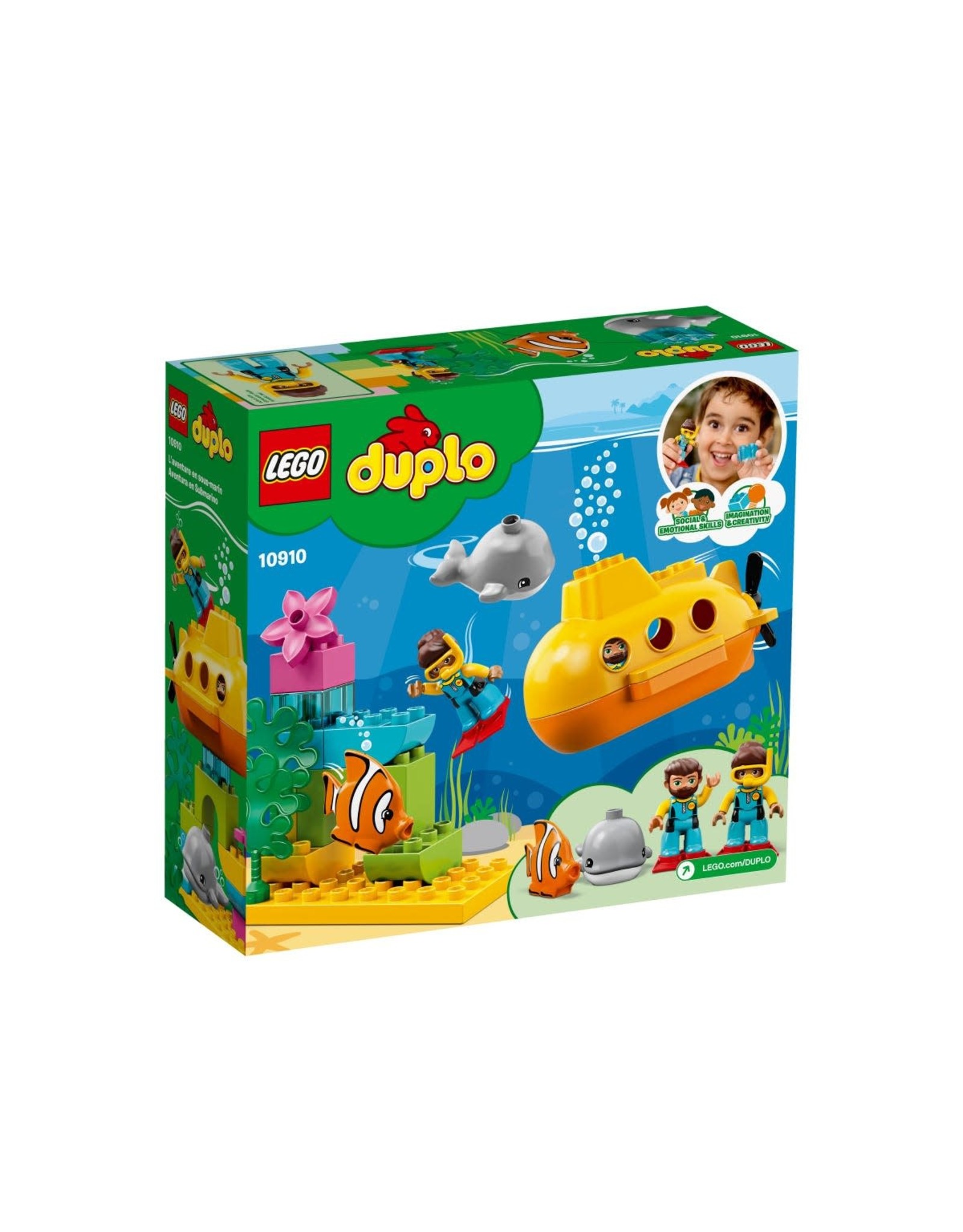 lego duplo submarine adventure bath toy