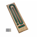 Wood Expressions 3-Track Classic Cribbage Board (Tri-Color)