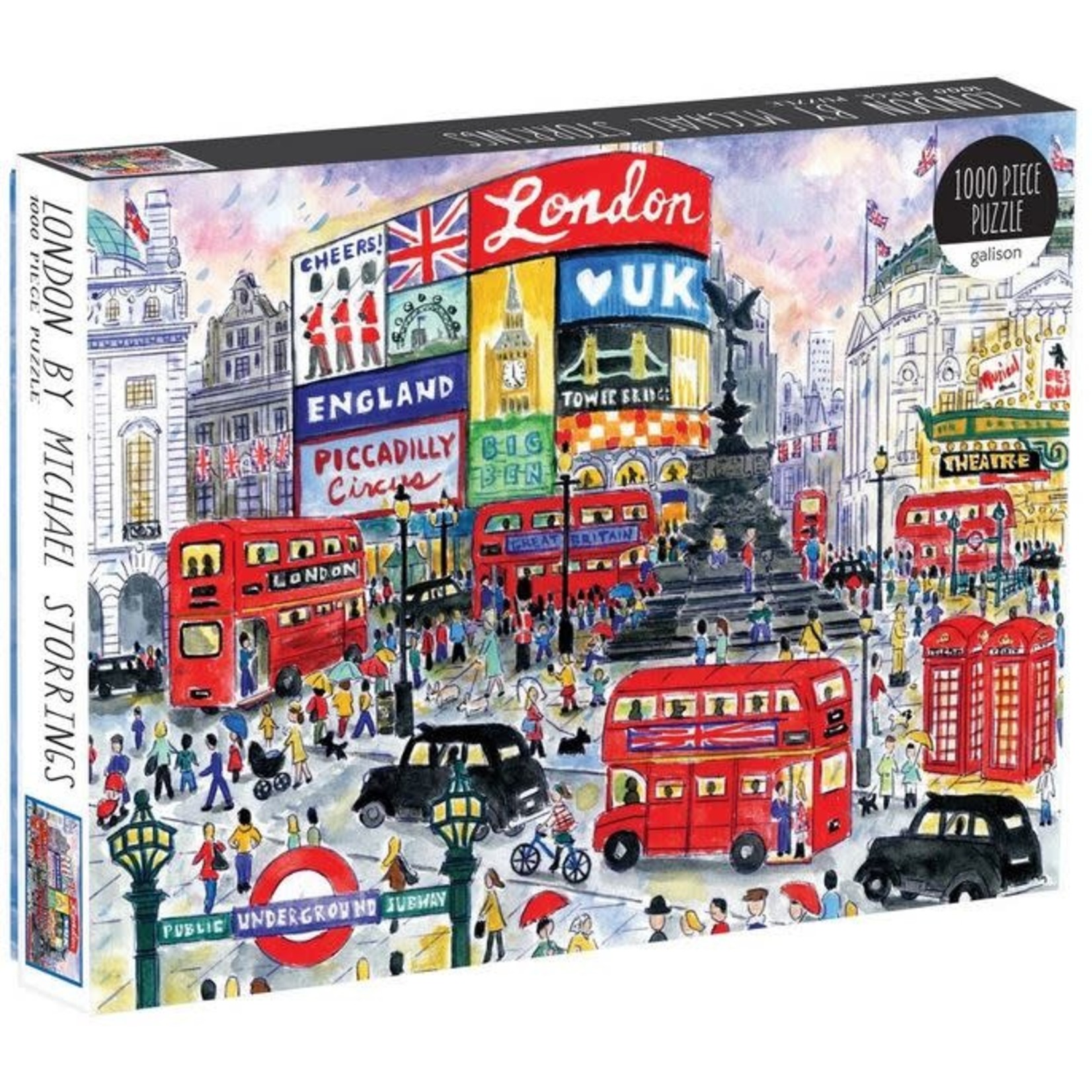 Galison London by Michael Storrings, 1000-Piece Jigsaw Puzzle