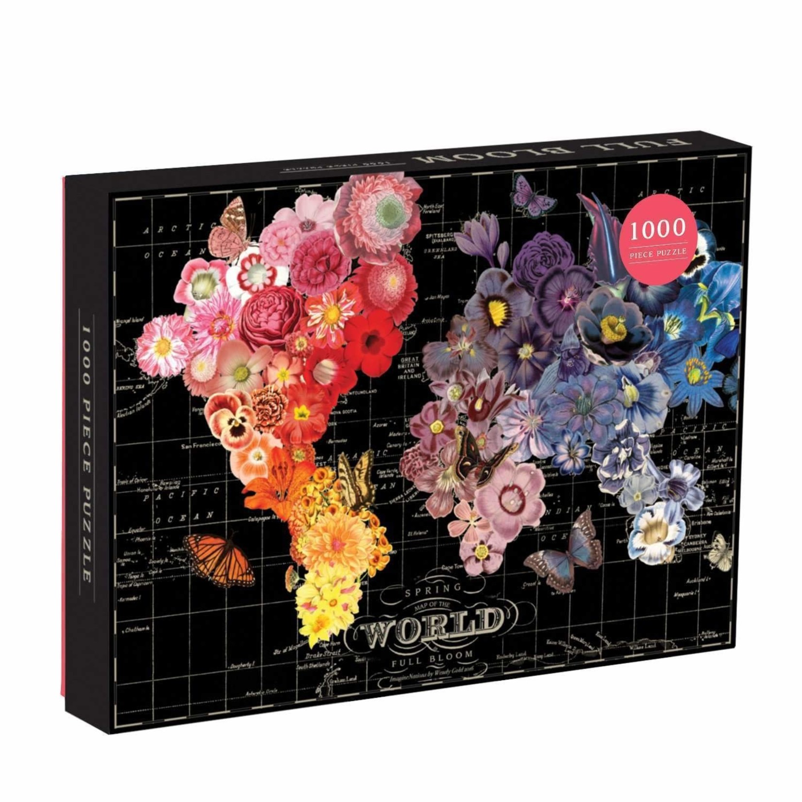 Galison Wendy Gold Full Bloom - 1000 Piece Jigsaw Puzzle
