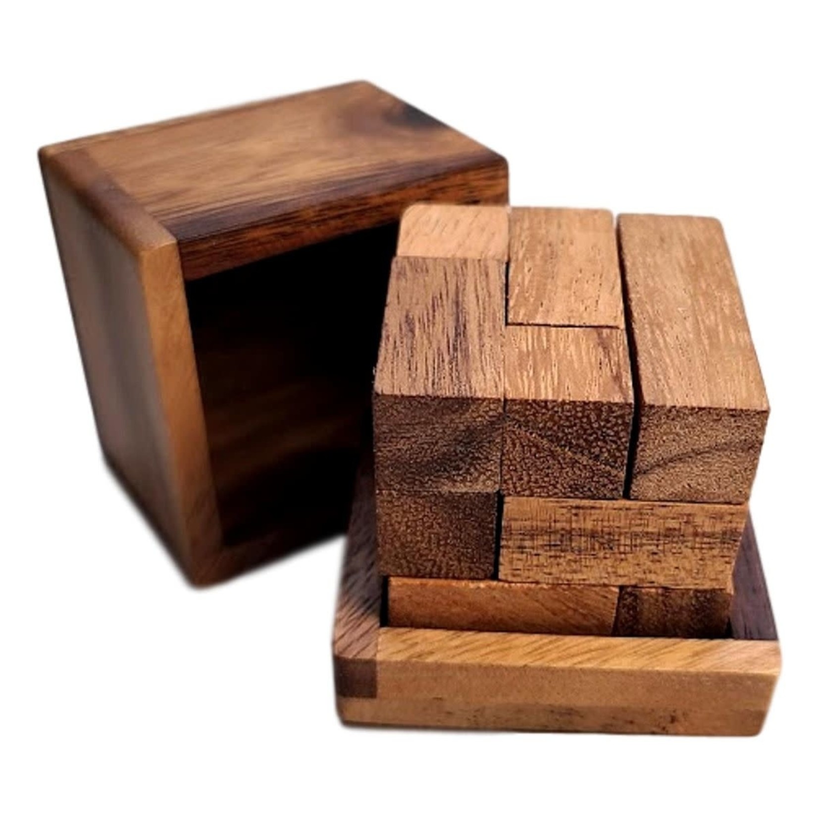 Creative Crafthouse Soma Cube (Medium Size, Wooden Puzzle)