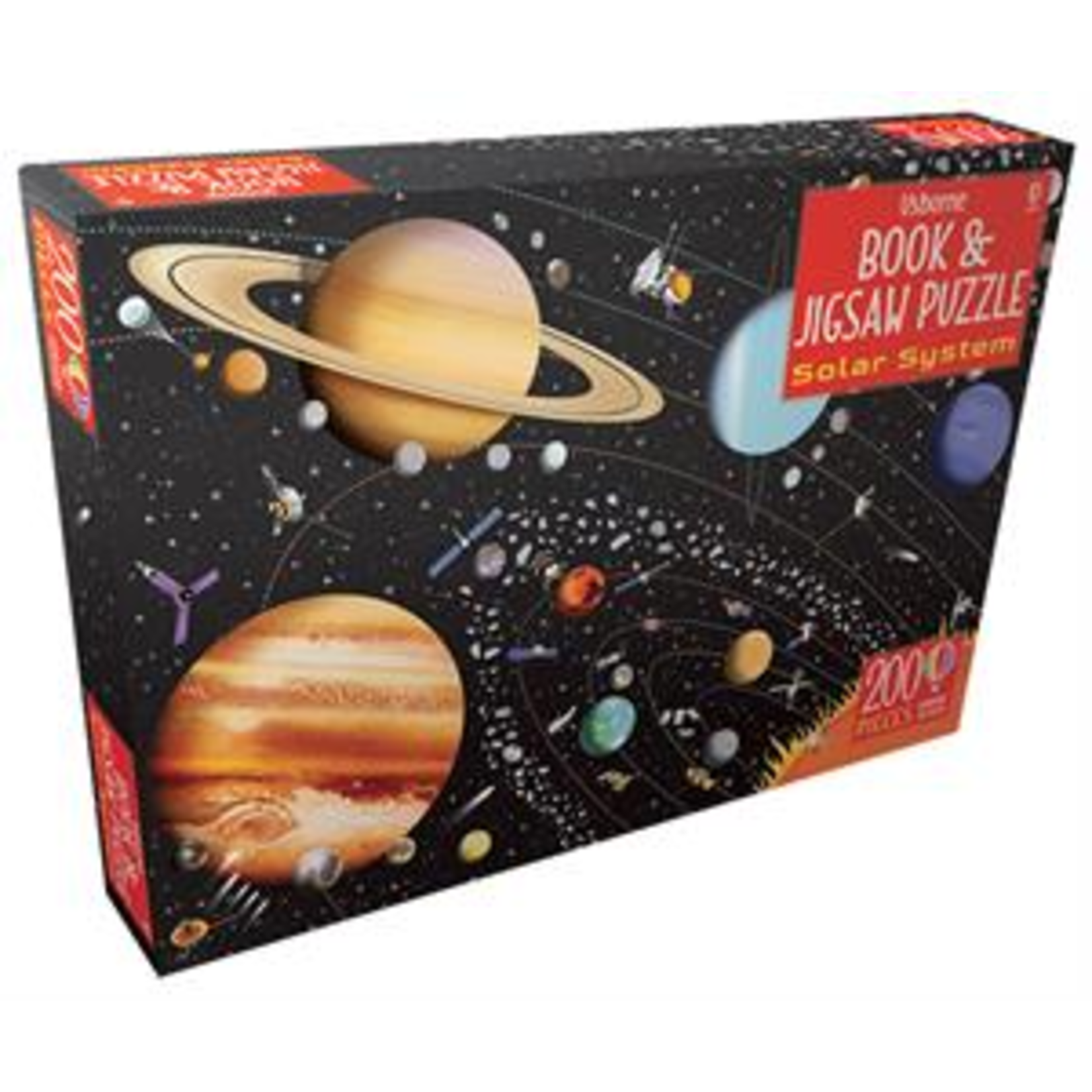 Usborne Book & Jigsaw: The Solar System  - 200 Piece Jigsaw Puzzle