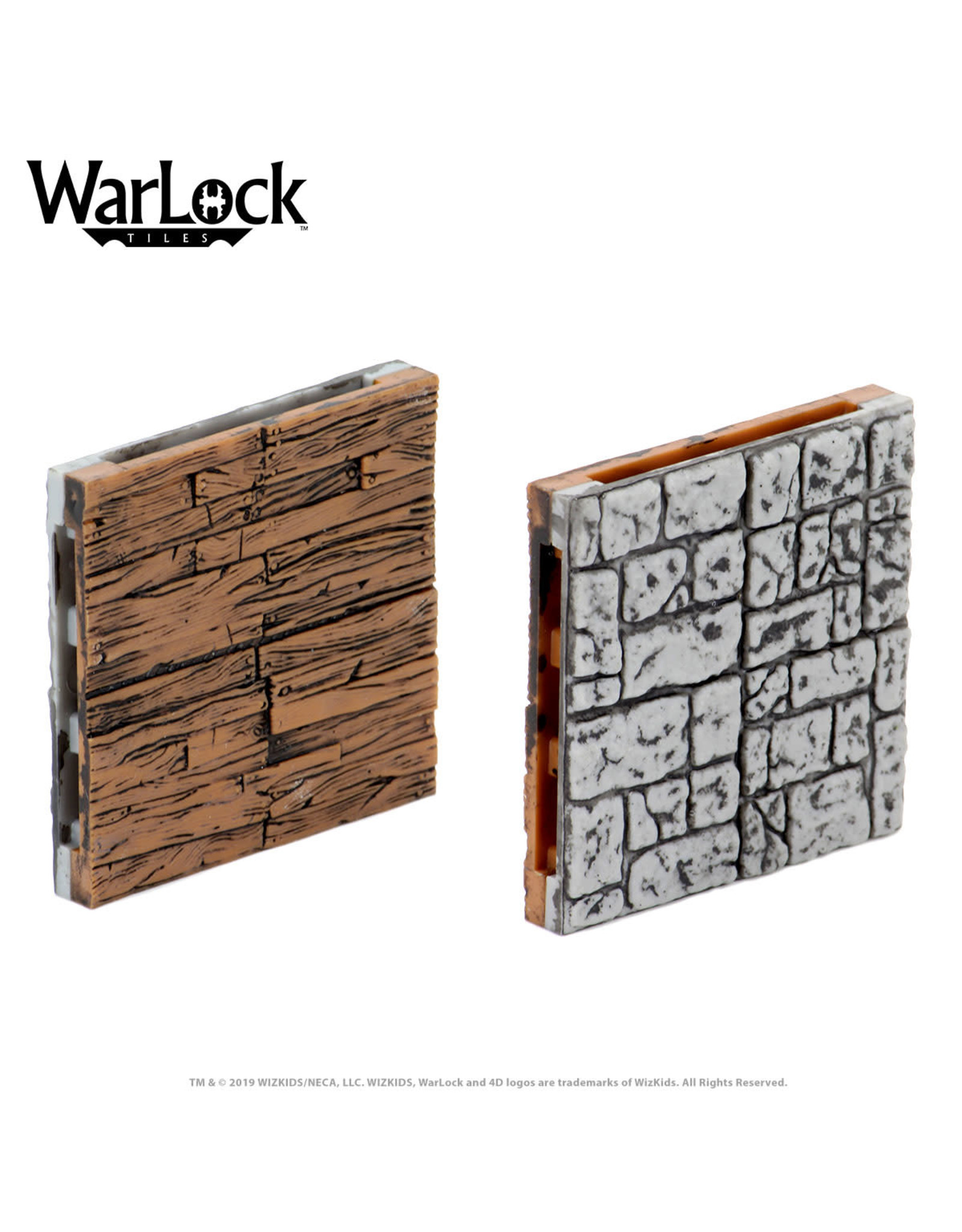 WizKids Warlock Tiles: Dungeon Tiles II - Full Height Stone Walls