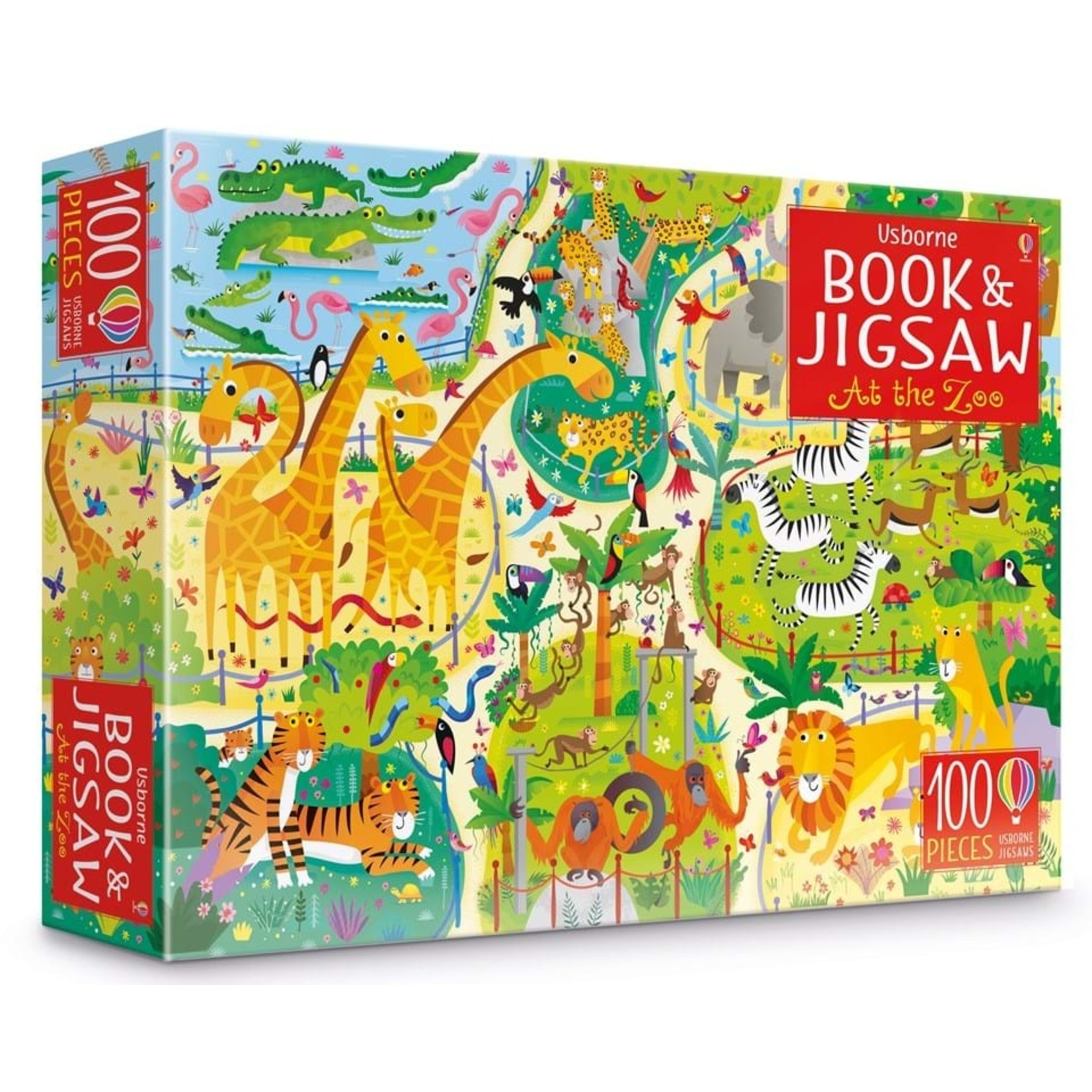 Usborne Book & Jigsaw Zoo  - 100 Piece Jigsaw Puzzle
