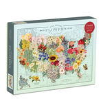 Galison USA State Flowers by Wendy Gold - 1000 Piece Jigsaw Puzzle