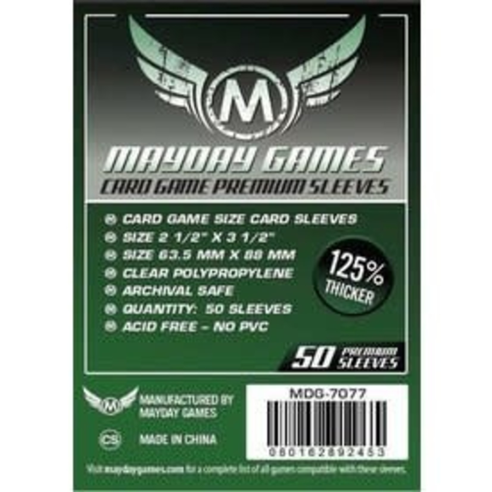 Mayday Games Inc. Card Sleeves: Ultra-Snug (100 Count)